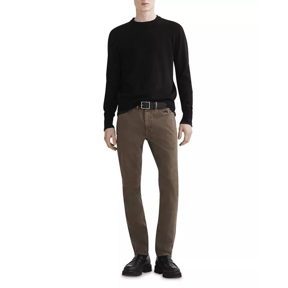 rag & bone Fit 2 Slim Fit Gravel Gray Men's Denim Jeans, 31 x 32 Aero Stretch